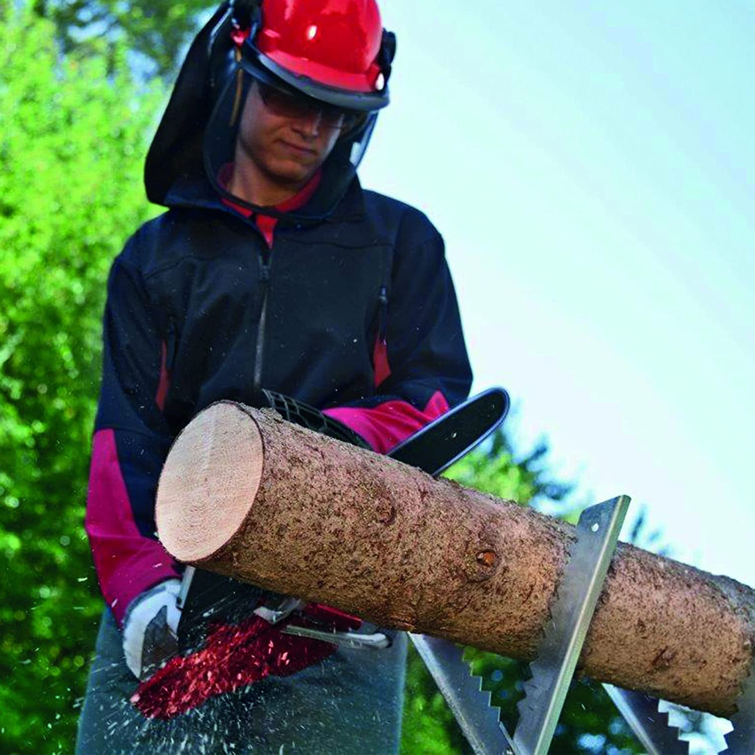 Einhell GC-PC 1335 vue de profil, moteur 2 temps de 37 cm³