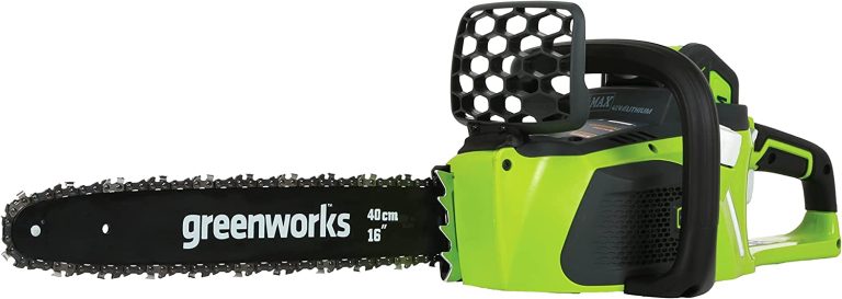 Greenworks GD40CS40 : notre avis sur cette tronçonneuse à batterie 40 V