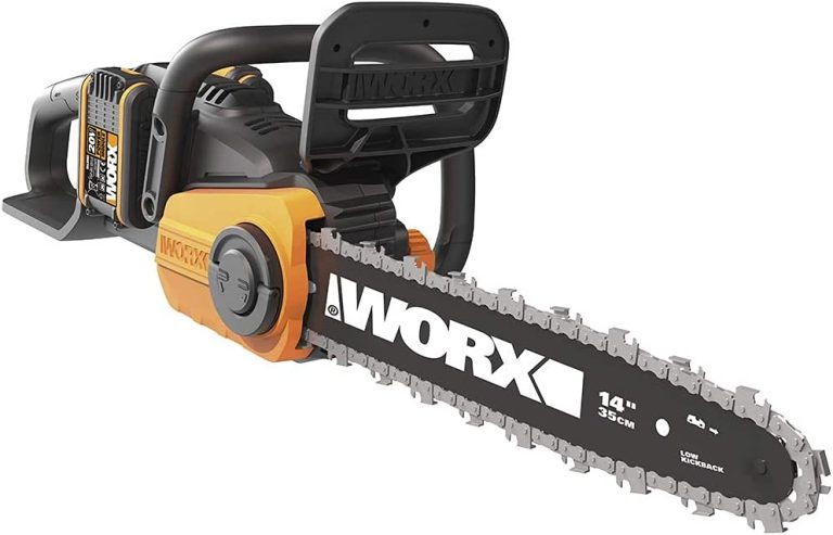 Worx WG384E : avis sur cette tronçonneuse à batterie 40 V complète