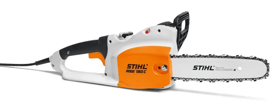 Carter latéral et tendeur de chaîne à écrou de la Stihl MSE 190