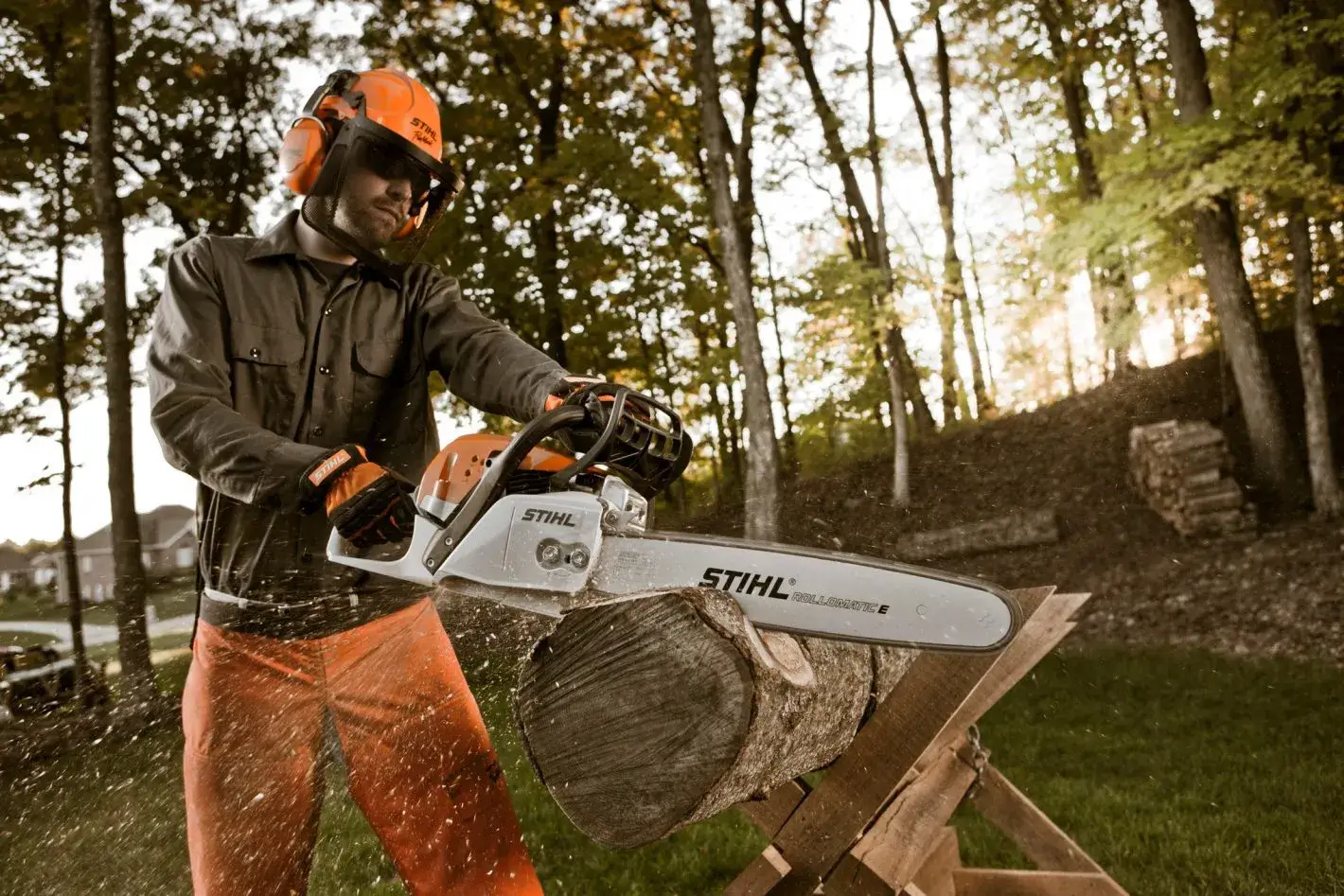 Poignée et lanceur de la tronçonneuse Stihl MS 291