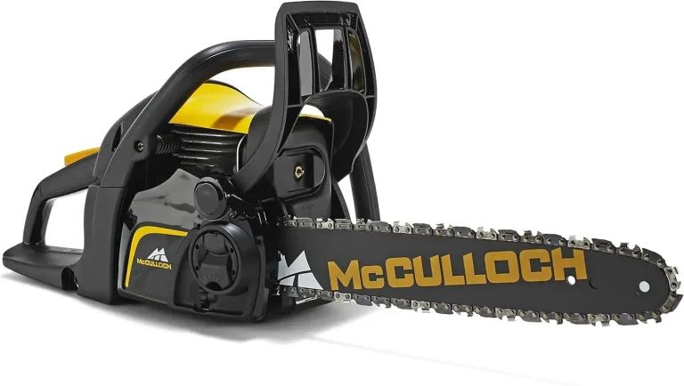 McCulloch CS380 : test et avis de cette tronçonneuse thermique 38 cm³