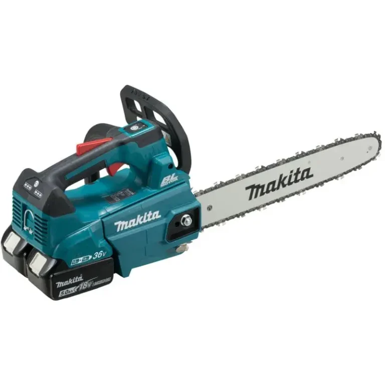 Makita DUC356PT2B : avis et test de cette tronçonneuse 2×18 V en kit complet