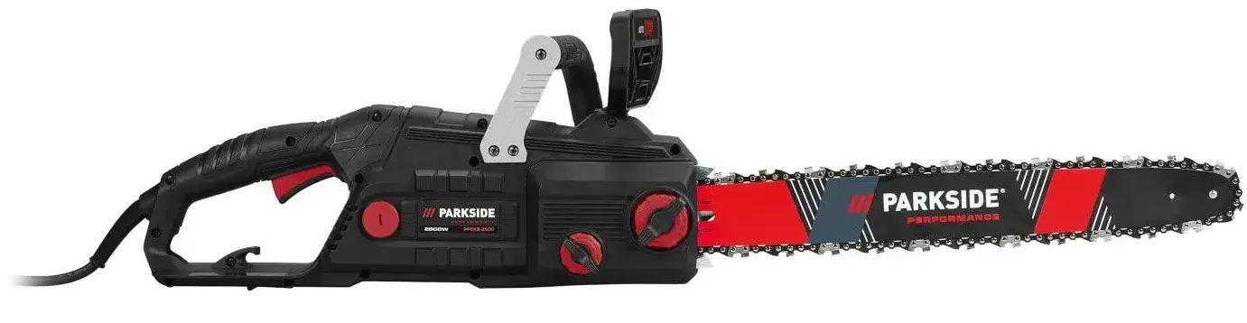 Guide de 50 cm et griffe métal de la Parkside PPEKS 2500 A1